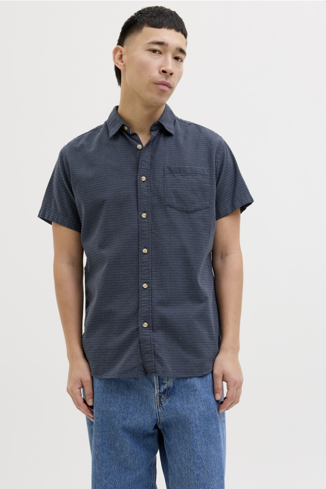 JJABEL SHIRT SS 12268993 NAVY BLAZER